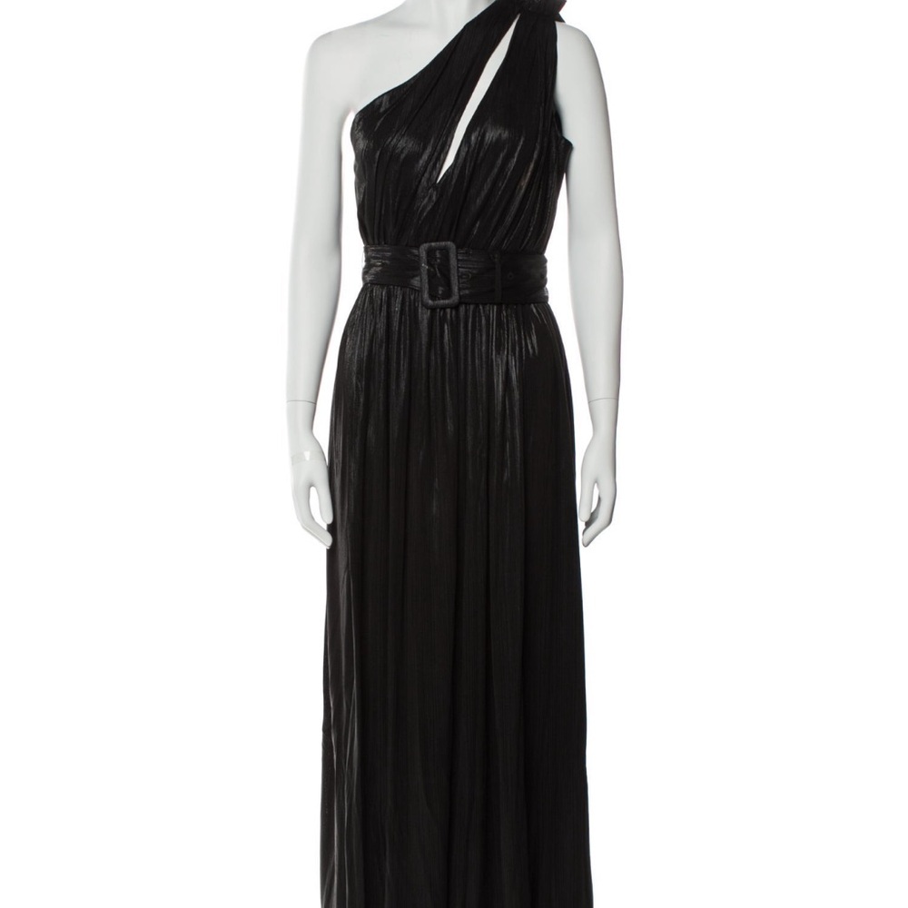 SOLD Elegant  Black One-Shoulder Dress